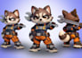 design 3d cute character modelling, chibi, mascot, and animal in cartoon style